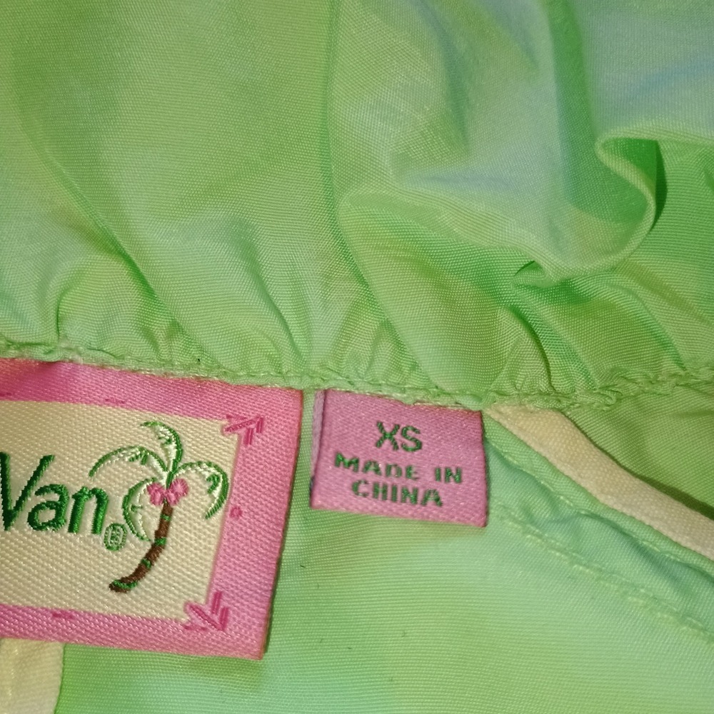 Lilly &‎ Van Light Green Zip Snap Front Jacket Women's XS Adjustable Sleeve - Picture 12 of 14